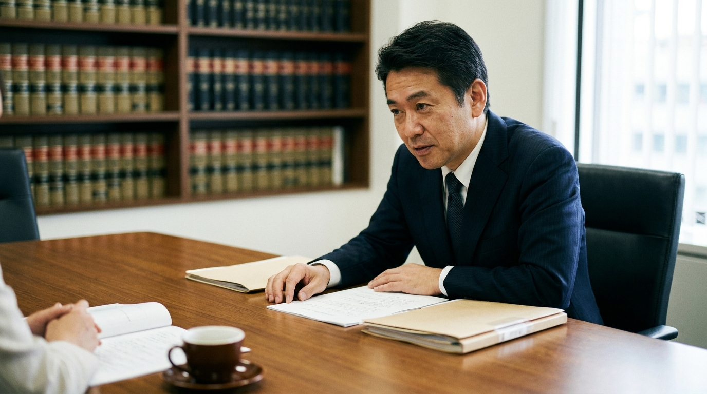 貞操権侵害について弁護士に相談している様子のイメージ。